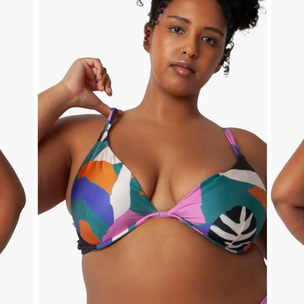 Villa Fresca colorful bikini top